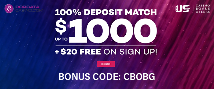 borgata casino bonus 1000